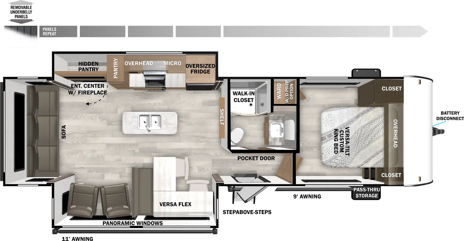 Wildwood 27RE - DSO Floorplan